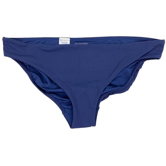 Athleta Clean Medium Navy Bikini Bottom - Picture 1 of 9